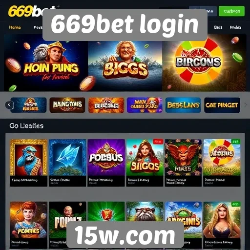 Plataforma 669bet login com ampla variedade de jogos